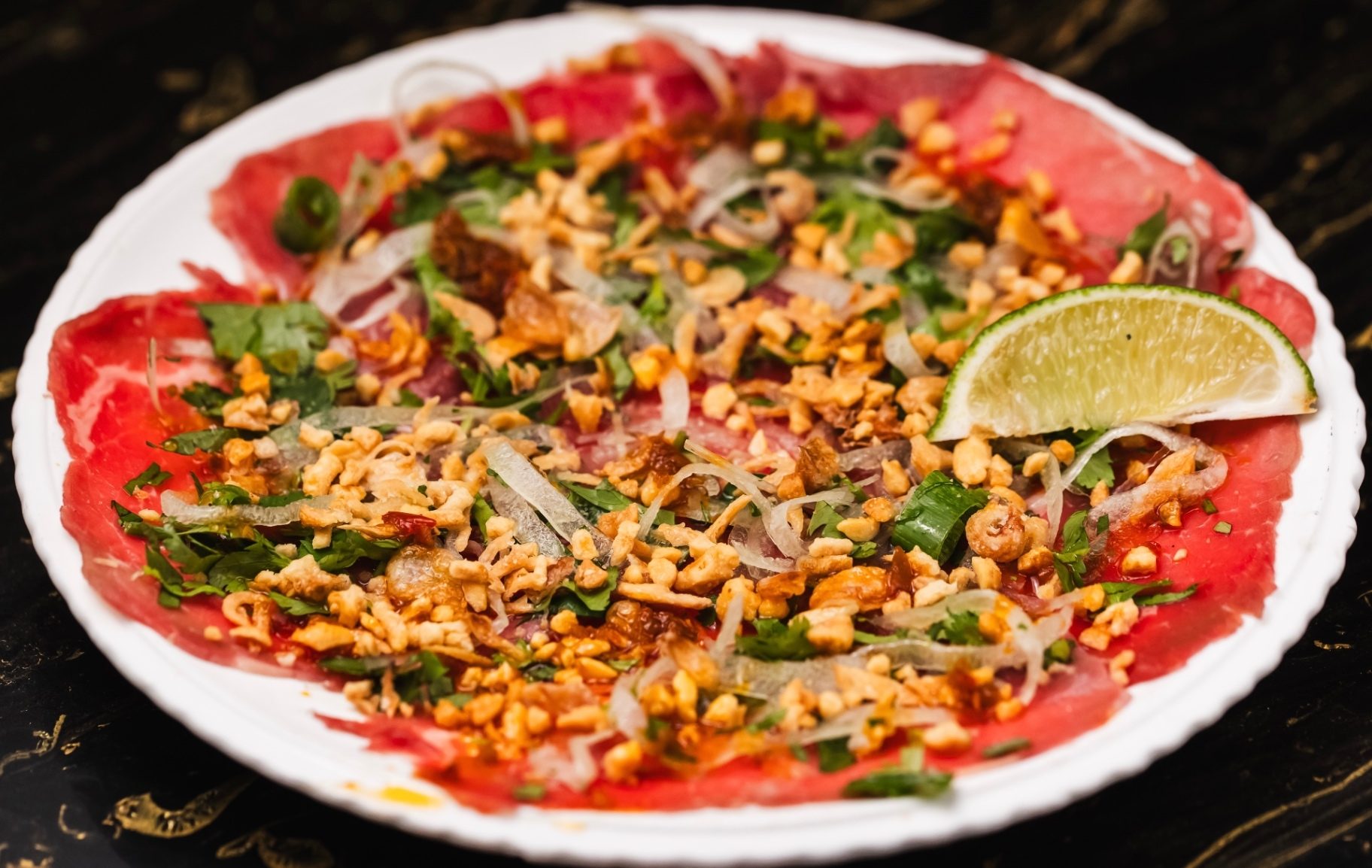 Beef Carpaccio (GF).