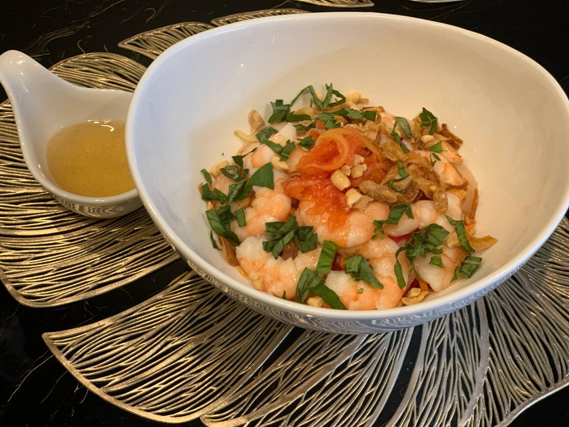 Shrimp Papaya Salad (GFO).