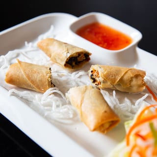 Homemade Crispy Pork Spring Roll