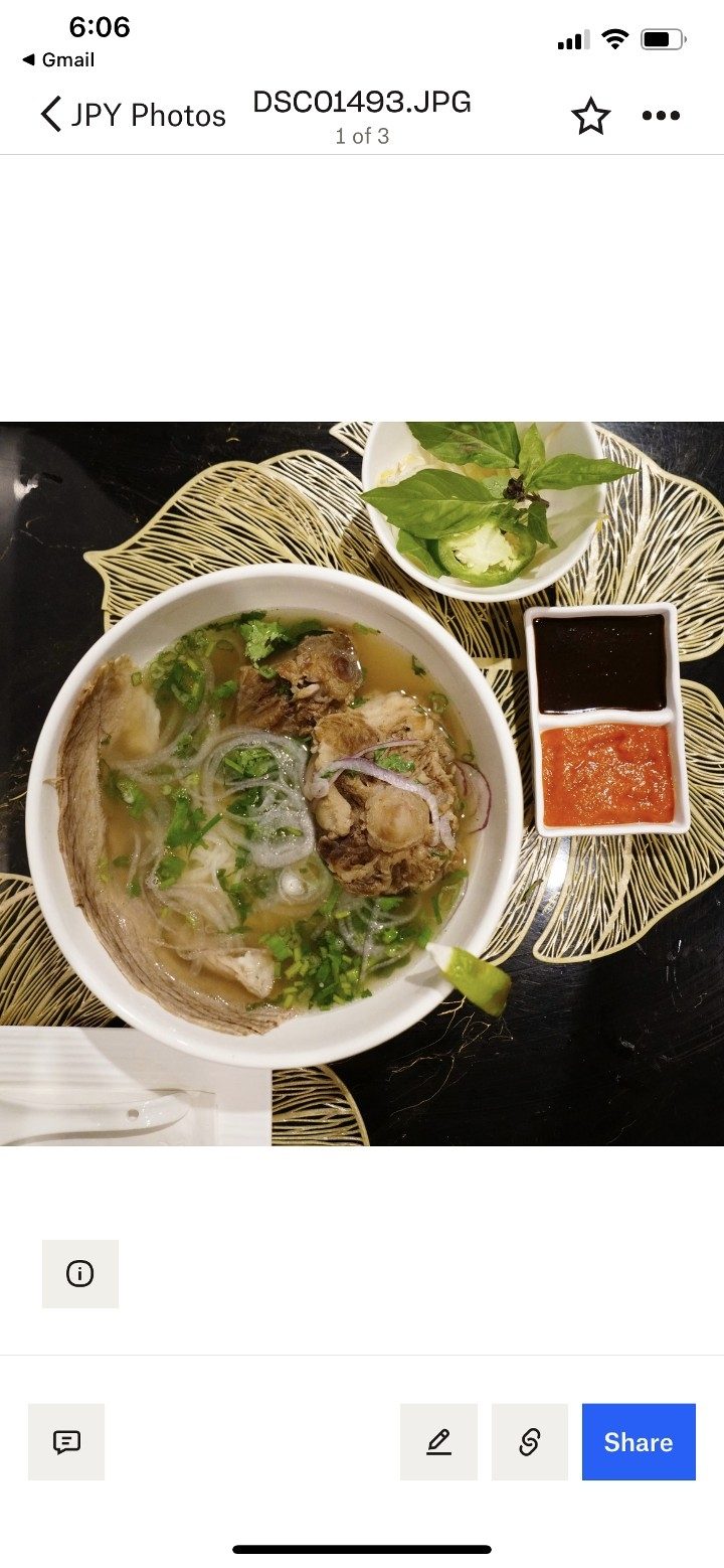 Signature Oxtails Pho (GF).