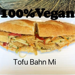 Fried Tofu Banh Mi (V)
